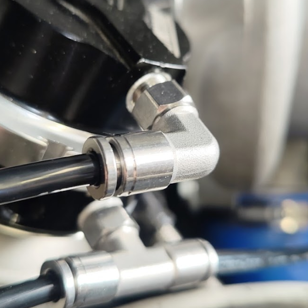 BoostLock 1/8NPT to 1/4" 90° Hose End (Stainless Steel) - Image 2
