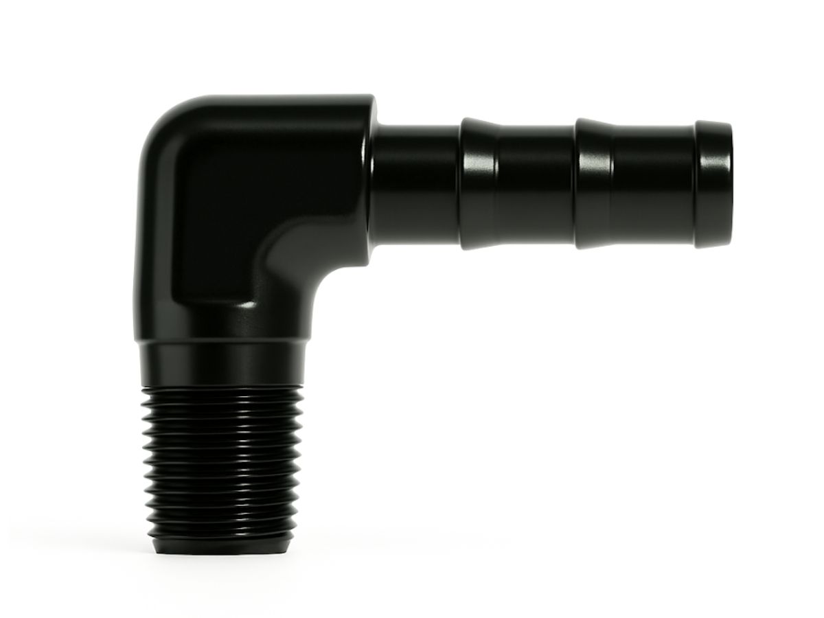 1/8" NPT to 6mm Barb 90°