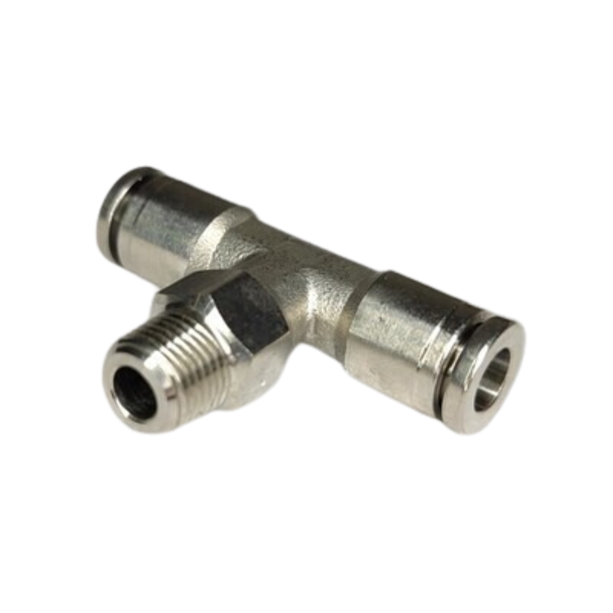BoostLock 1/8NPT to 1/4" Run on Tee (Stainless Steel)